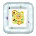 Goldengifts 9&quot; Garden Plates for Party Decorations, 12PK GO199068